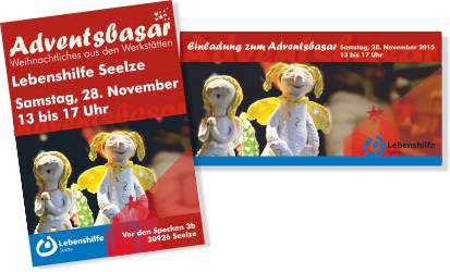 Adventsbasar Seelze Werbung