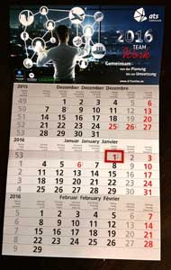 Kalender bedrucken Hannover